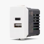Doppia presa USB tipo A+C (5V- 2.4A-240v